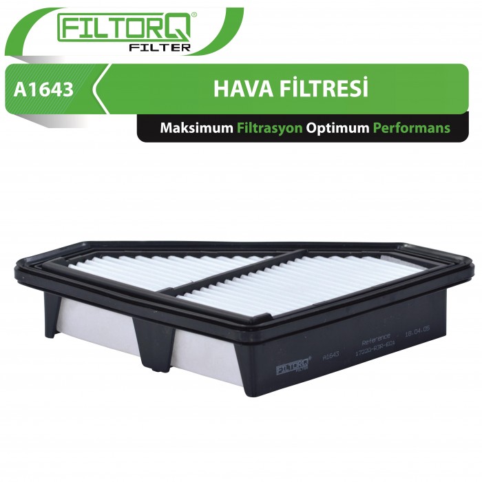 A1643 Honda Civic IX 1.4 i-VTEC 2012 - 2018 Filtorq Hava Filtresi