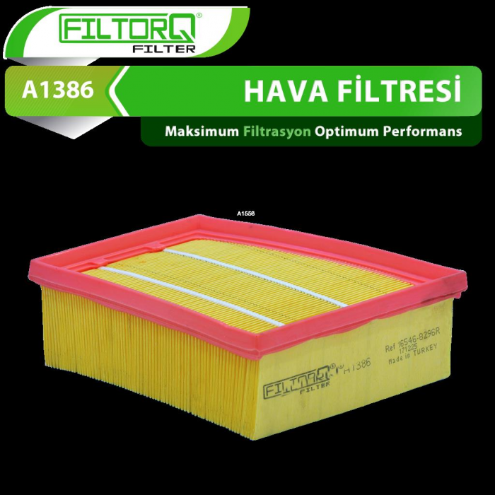 Renault Megane IV 1.5 dCi 2015 - 2018 Filtorq Hava Filtresi Renault Megane IV 1.5 dCi 2015 - 2018 Filtorq Hava Filtresi