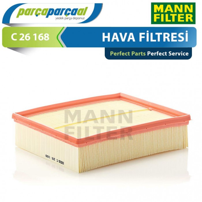 C 26 168 Mann Audi A6 1997 - 2005 Hava Filtresi