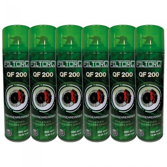 Filtorq QF 200 Fren Balata Temizleme Spreyi 6 Adet 500ml Filtorq QF 200 Fren Balata Temizleme Spreyi 6 Adet 500ml