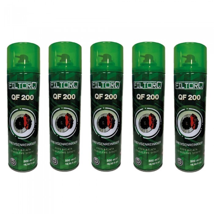 Filtorq QF 200 Fren Balata Temizleme Spreyi 5 Adet 500ml Filtorq QF 200 Fren Balata Temizleme Spreyi 5 Adet 500ml
