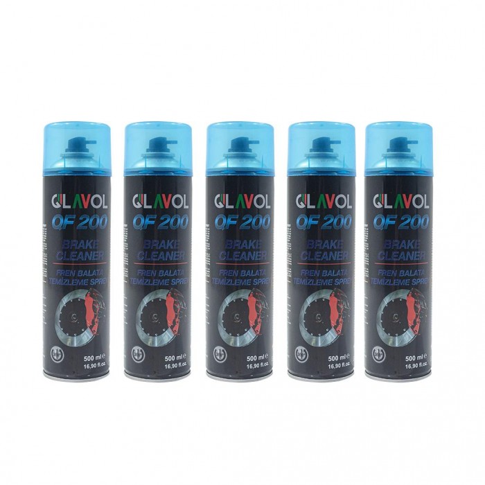 Glavol Fren Balata Temizleyici Sprey 500 ML 5 adet Glavol Fren Balata Temizleyici Sprey 500 ML 5 adet