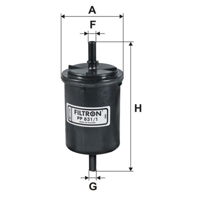 PP831/1 Megane I-2-3 Benzin 96-2018 Filtron Yakıt Filtresi PP831/1 Megane I-2-3 Benzin 96-2018 Filtron Yakıt Filtresi